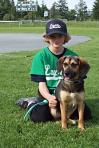 Jasper at ball field